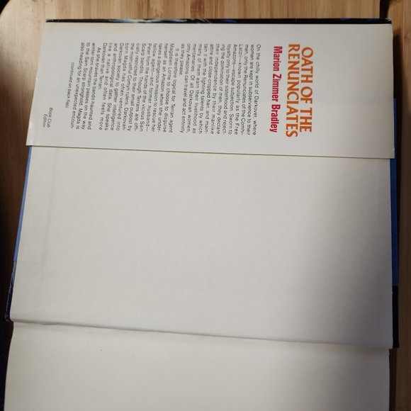 "Oath Of The Renunciates" by Marion Zimmer Bradley Hardcover novel w dus… - Picture 4 of 7